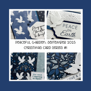 Peaceful Garden Christmas Card Series #1