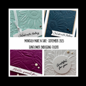 Sunflower Embossing Folder - September 2025 MNT