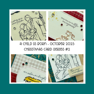 A Child is Born Christmas Card Series #2