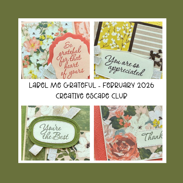 Label Me Grateful- Creative Escape Club ( February 2026)